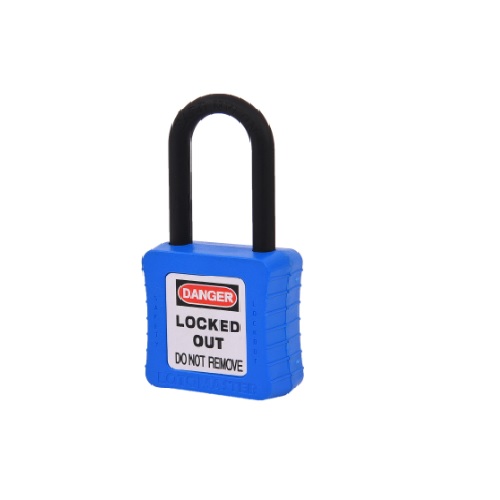 Supplier of Lockout De Electric Padlock with Long Shackle Blue Color in UAE