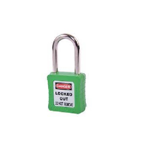 Supplier of Lockout Padlock Grand Master Keyed Safety Padlock Green Color in UAE