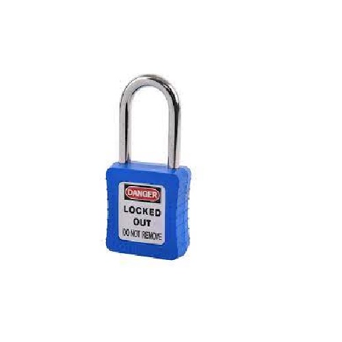 Supplier of Lockout Padlock Grand Master Keyed Safety Padlock Blue Color in UAE
