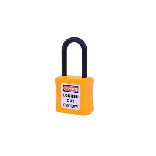 Supplier of Lockout Padlock Master Keyed Safety Padlock Yellow Color in UAE
