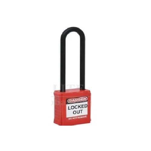 Supplier of Lockout De Electrical Padlock with Long Shackle Red Color in UAE